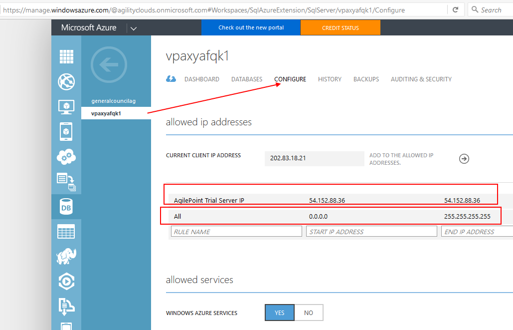 Create Access Token For Azure Database AgilePoint NX Unleashed